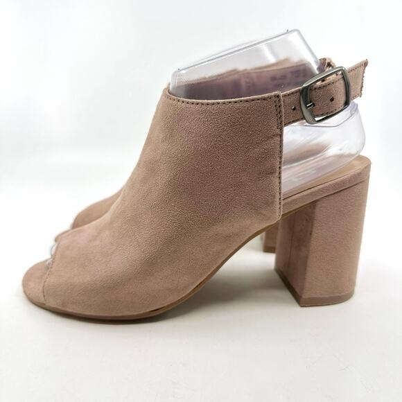 CL by Laundry Peep Toe Slingback Bestie Sandals Womens US 7 EU 37.5 Powder Pink - Picture 2 of 8